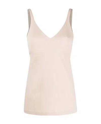 BRUNELLO CUCINELLI BRUNELLO CUCINELLI SLIM-FIT V-NECK TANK TOP