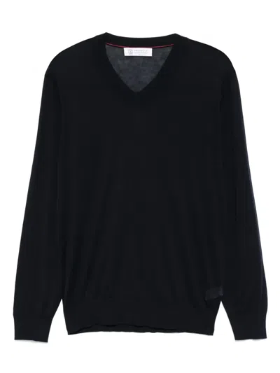 BRUNELLO CUCINELLI V-NECK TOP