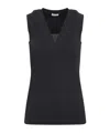 Brunello Cucinelli V-neck Vest In Black