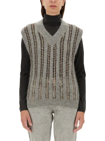 BRUNELLO CUCINELLI V-NECK VEST