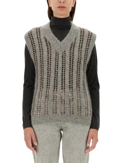 BRUNELLO CUCINELLI V-NECK VEST