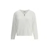 Brunello Cucinelli V-neck Sweater In White
