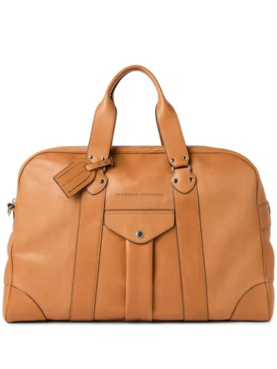 Brunello Cucinelli Vachetta Bag In Brown