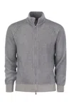 Brunello Cucinelli High-neck Cashmere Cardigan