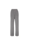 Brunello Cucinelli Vanise Sparkling Knitted Trousers In English Rib In Gray