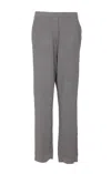 Brunello Cucinelli Ribbed Texture Elastic Waistband Shimmering Finish Trousers