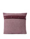 Brunello Cucinelli Vanisé Striped Buttoned Cushion (40cm X 40cm) In Pink