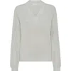 Brunello Cucinelli Vanisé Sweater In Gray