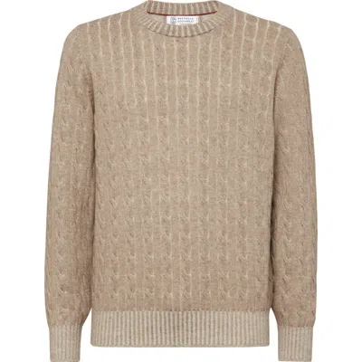 Brunello Cucinelli Vanisé Sweater In Brown