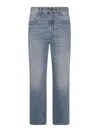 Brunello Cucinelli Denim Pants In Blue