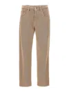 Brunello Cucinelli Denim Jeans In Beige