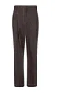 Brunello Cucinelli Pantalone Denim In Marrón