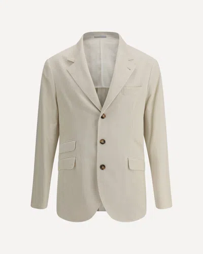 BRUNELLO CUCINELLI VELVET BLAZER JACKET