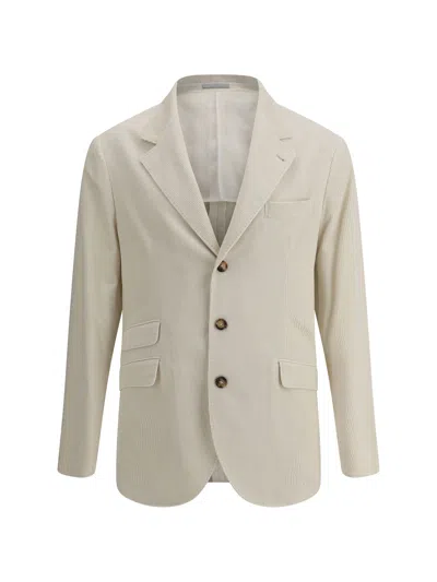 BRUNELLO CUCINELLI VELVET BLAZER JACKET