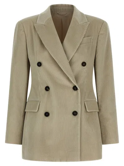 BRUNELLO CUCINELLI BRUNELLO CUCINELLI VELVET BLAZER