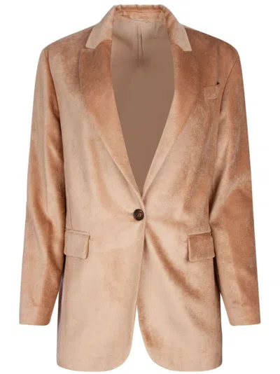 BRUNELLO CUCINELLI VELVET BLAZER