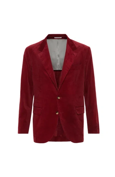 BRUNELLO CUCINELLI BRUNELLO CUCINELLI VELVET BLAZER