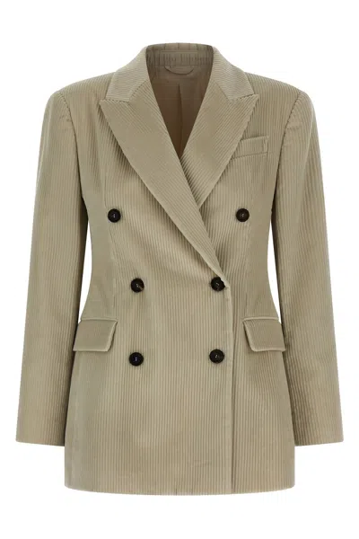 BRUNELLO CUCINELLI VELVET BLAZER