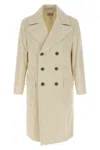 Brunello Cucinelli One-and-a-half Style Cashmere Wide Corduroy Coat In White