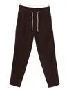 Brunello Cucinelli Corduroy Trousers With Back And Side Pockets In Brown
