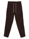 Brunello Cucinelli Corduroy Trousers With Back And Side Pockets In Brown