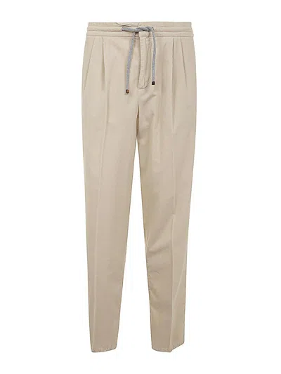 BRUNELLO CUCINELLI VELVET TROUSERS