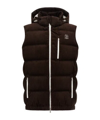 BRUNELLO CUCINELLI VELVET VEST