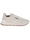 Brunello Cucinelli Velvety Suede Runners With Monili Detail