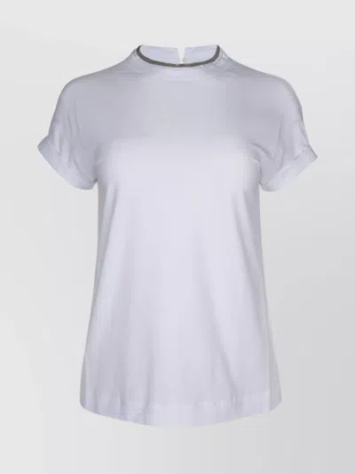 Brunello Cucinelli Versatile Crew Neck Short Sleeve T-shirt