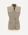 Brunello Cucinelli Women Vest In White