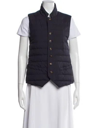 Pre-owned Brunello Cucinelli Vest In Blue