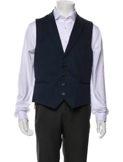 Pre-owned Brunello Cucinelli Vest In Blue