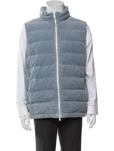 Pre-owned Brunello Cucinelli Vest In Blue