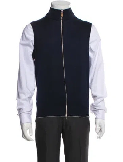 Pre-owned Brunello Cucinelli Vest In Blue