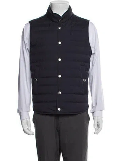 Pre-owned Brunello Cucinelli Vest In Blue