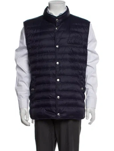 Pre-owned Brunello Cucinelli Vest In Blue