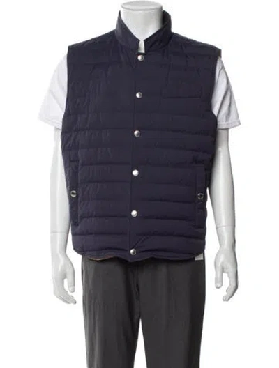 Pre-owned Brunello Cucinelli Vest In Blue