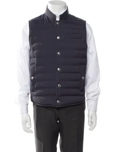 Pre-owned Brunello Cucinelli Vest In Blue