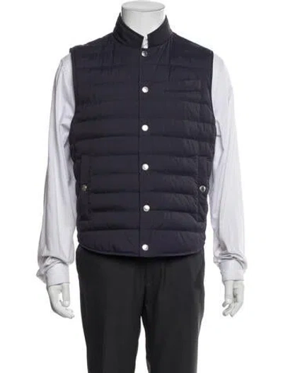 Pre-owned Brunello Cucinelli Vest In Blue