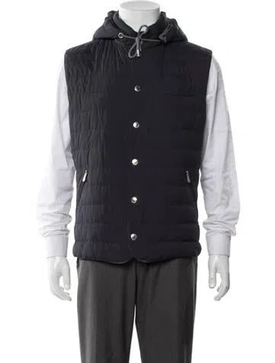 Pre-owned Brunello Cucinelli Vest In Blue