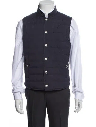 Pre-owned Brunello Cucinelli Vest In Blue