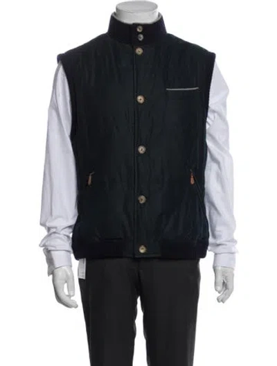 Pre-owned Brunello Cucinelli Vest In Blue