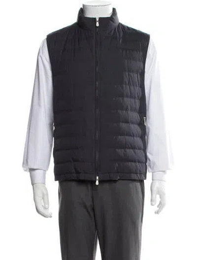 Pre-owned Brunello Cucinelli Vest In Blue