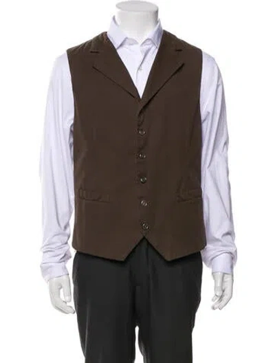 Pre-owned Brunello Cucinelli Vest In Brown