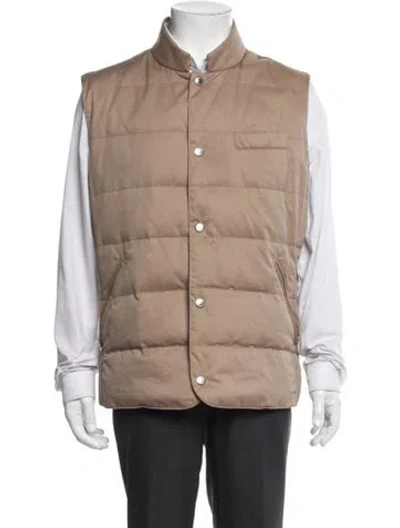 Pre-owned Brunello Cucinelli Vest In Brown