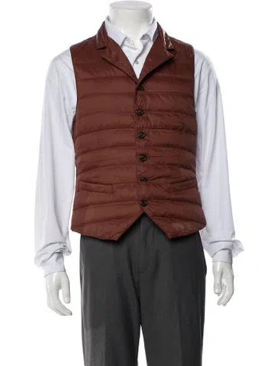 Pre-owned Brunello Cucinelli Vest In Brown