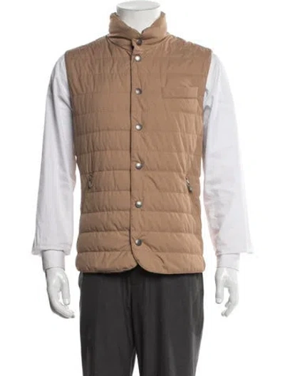 Pre-owned Brunello Cucinelli Vest In Brown/neutrals