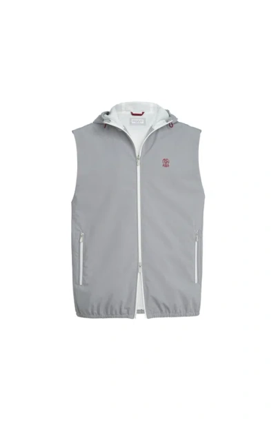 Brunello Cucinelli Vest In Gray