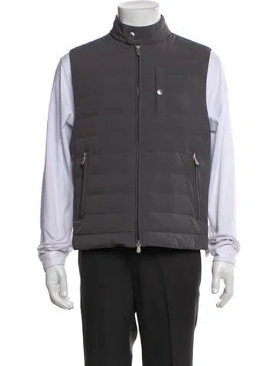 Pre-owned Brunello Cucinelli Vest In Gray