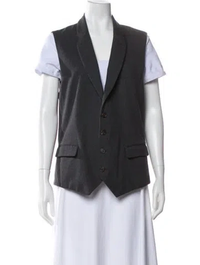 Pre-owned Brunello Cucinelli Vest In Gray